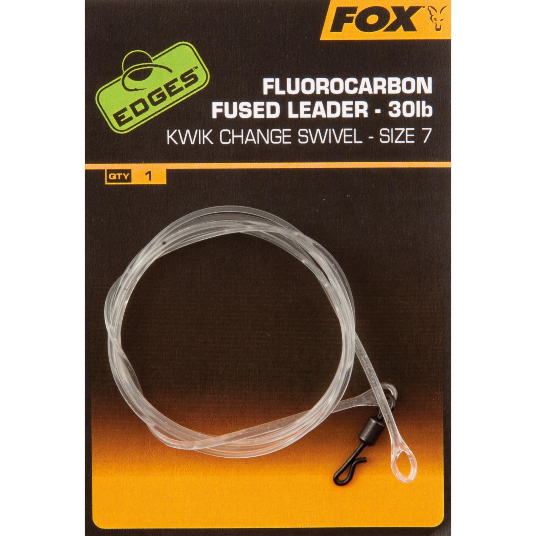 Drut fluorowęglowy Fox Fused Leaders taille 7 Edges