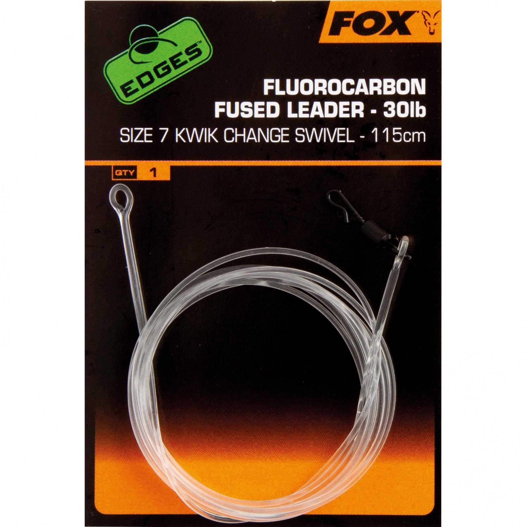 Drut fluorowęglowy Fox Fused Leaders Kwik Change Edges taille 7