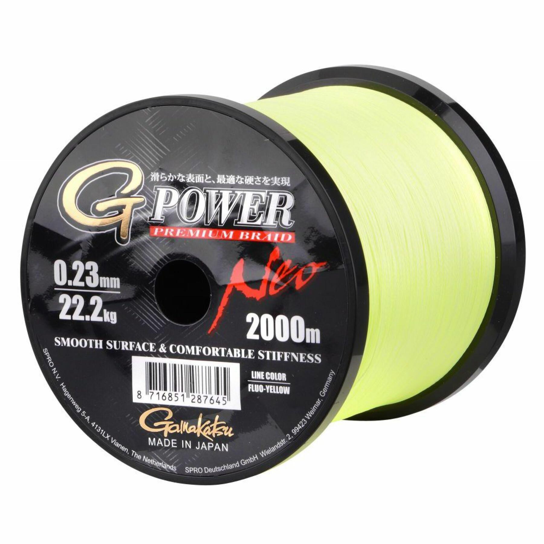 Warkocz Gamakatsu G-Power Yellow PR 2000m