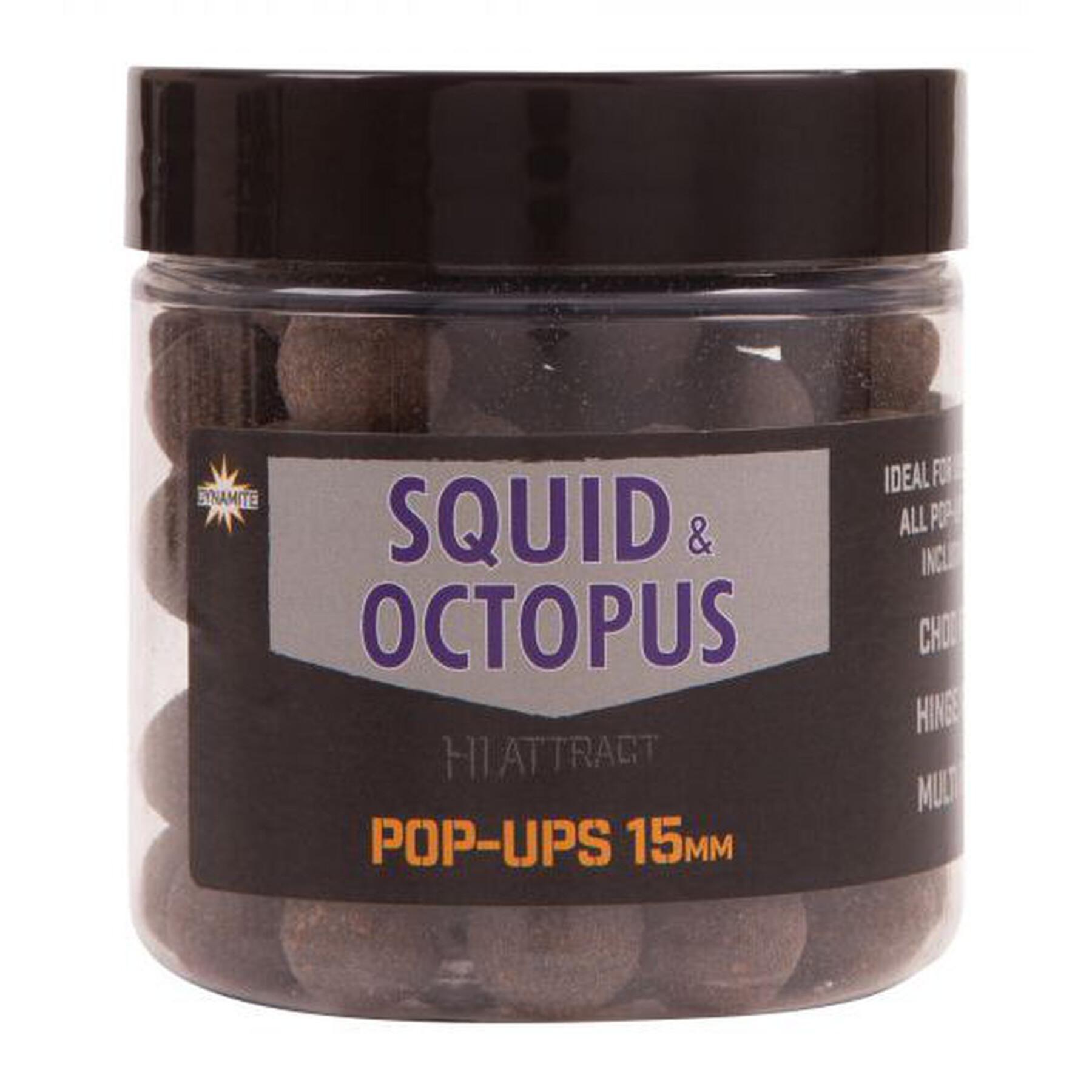 Boilies pływające Dynamite Baits pop-ups squid & octopus 15 mm