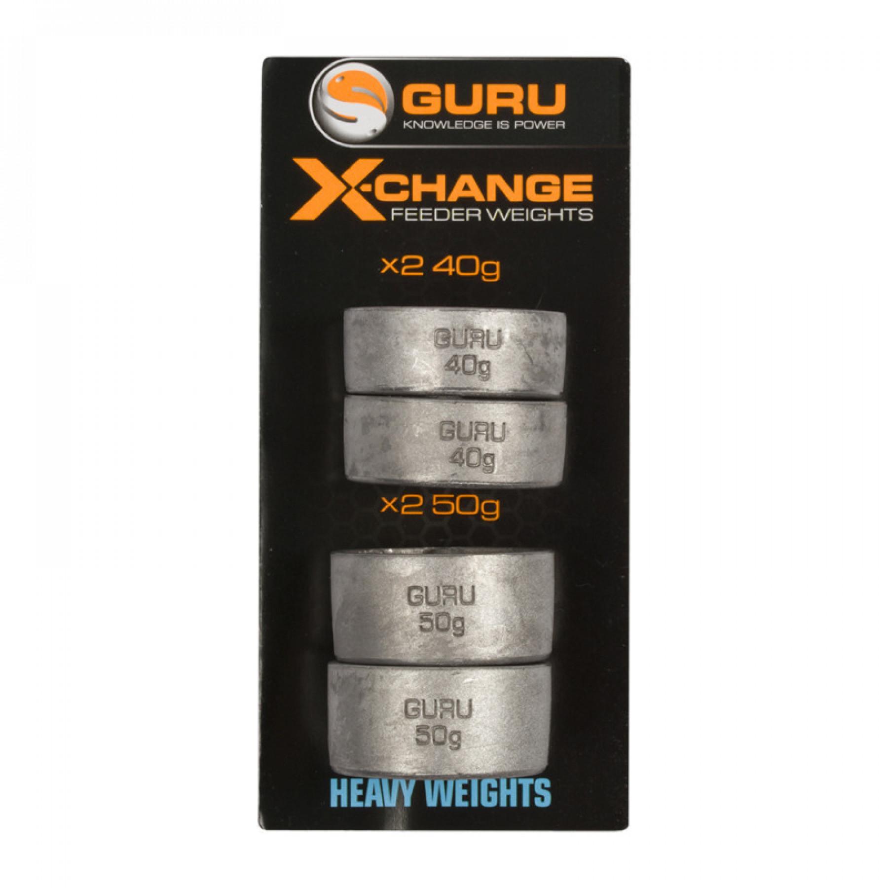 Ciężar ładunku Guru X-Change Distance Feeder 2x40g 2x50g