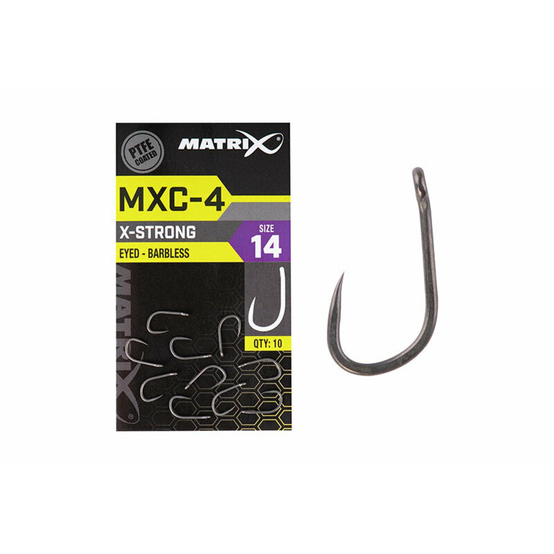 Haki bezzadziorowe Matrix MXC-4 Eyed (PTFE) x10
