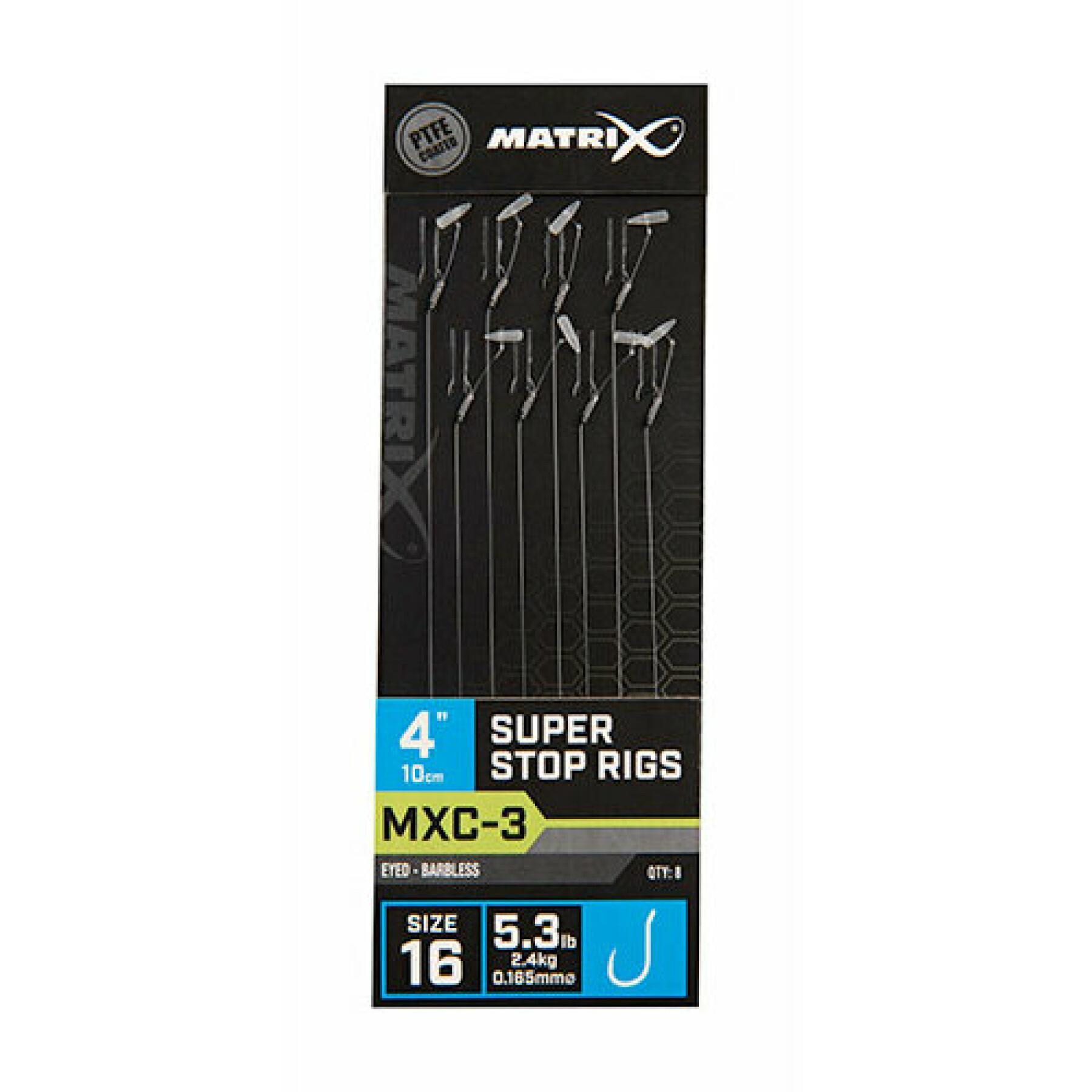 Przypon bezzadziorowy Matrix MXC-3 Super stop 10cm x8