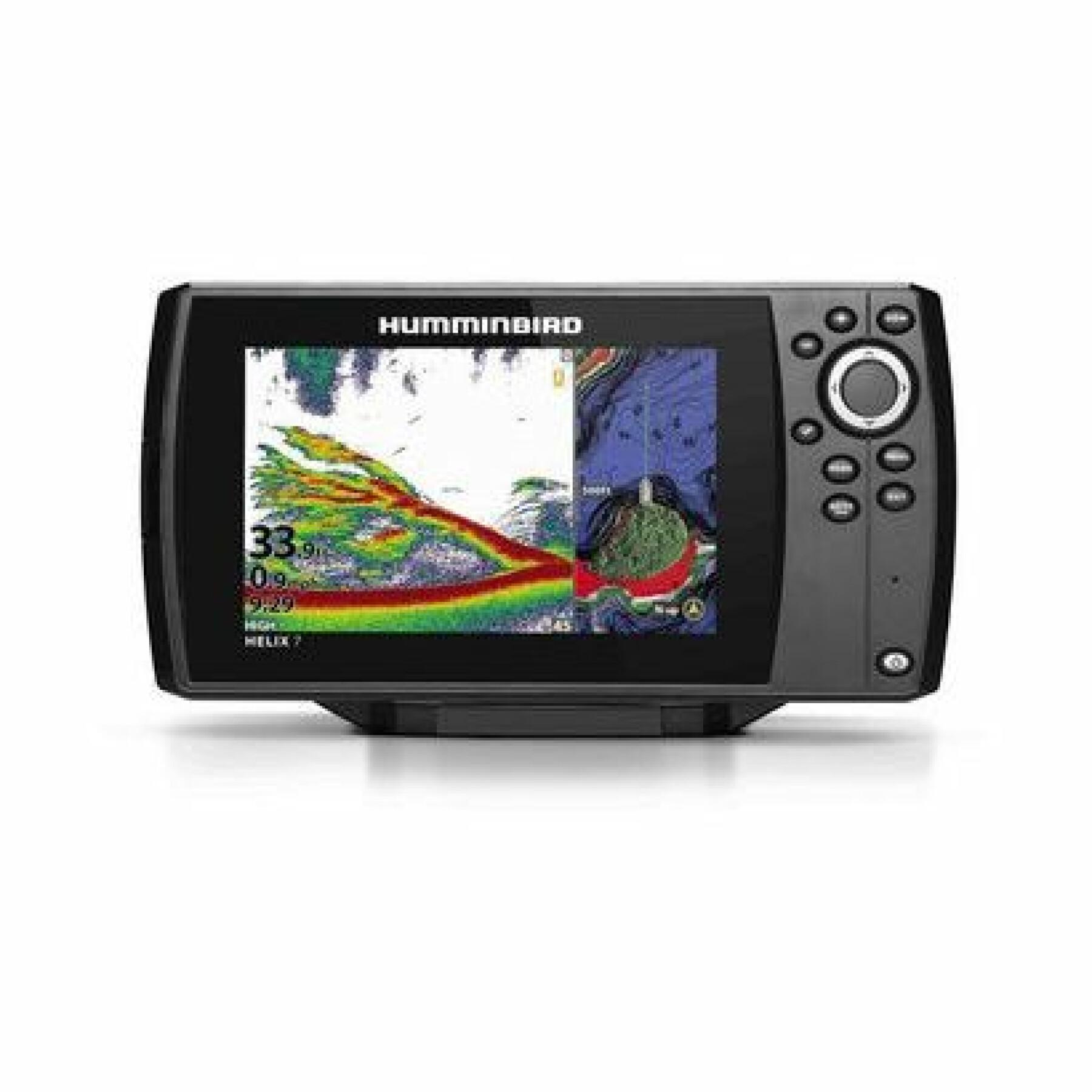 Opakowanie zawierające GPS et une carte Humminbird Helix 7G4-CDSTA Coast Master