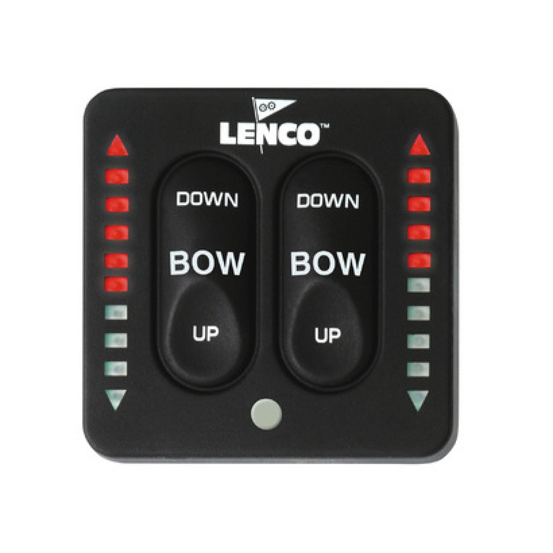 Podwójny wodoodporny przełącznik v2 z diodą LED Lenco Marine Inc. 15270-001