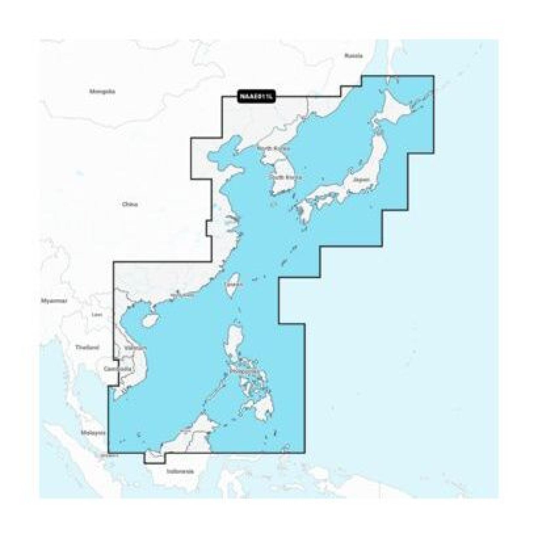 Mapa nawigacyjna chine i japon Navionics SD