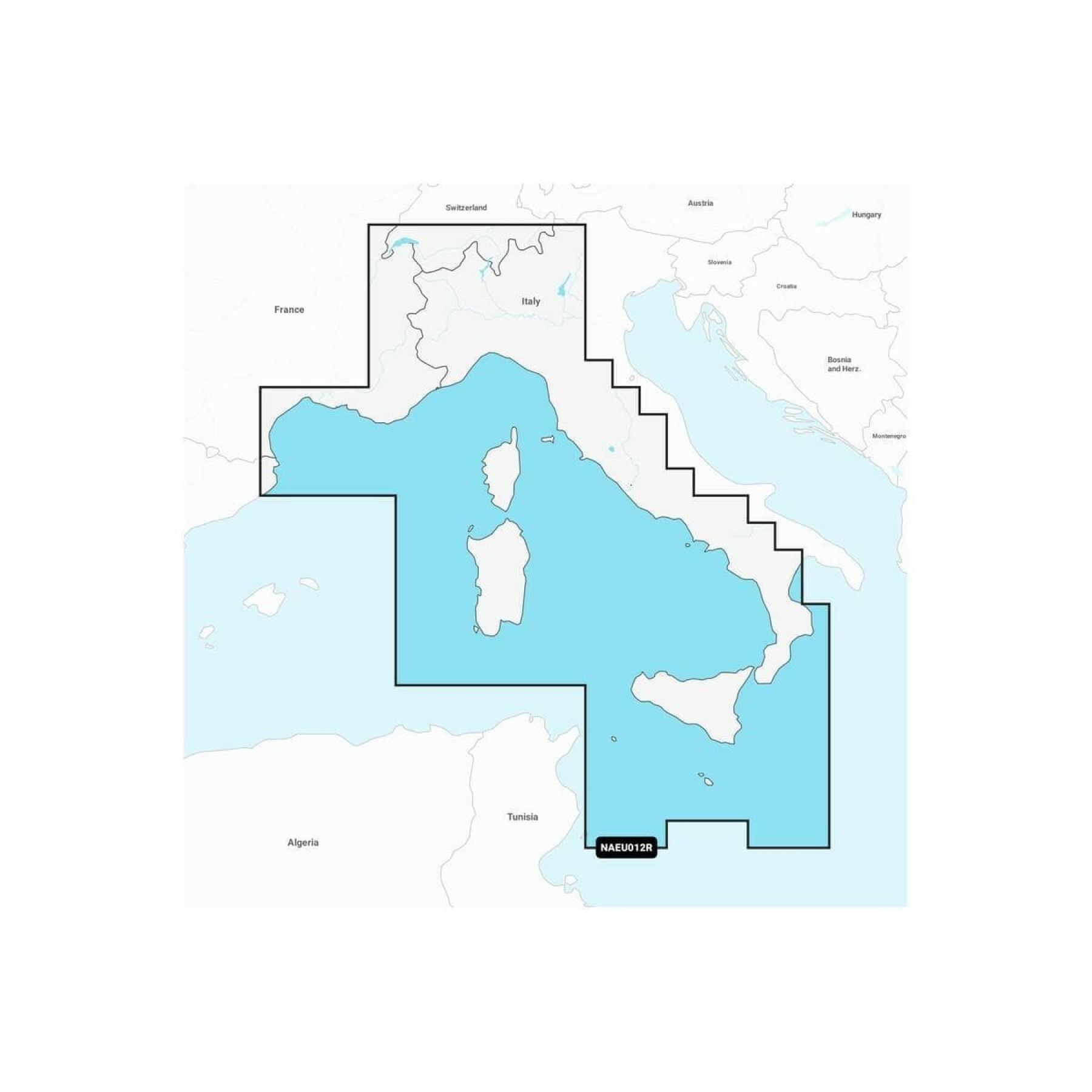 Nawigacja mapplatinum + regularne sd - centralny obszar śródziemnomorski Navionics