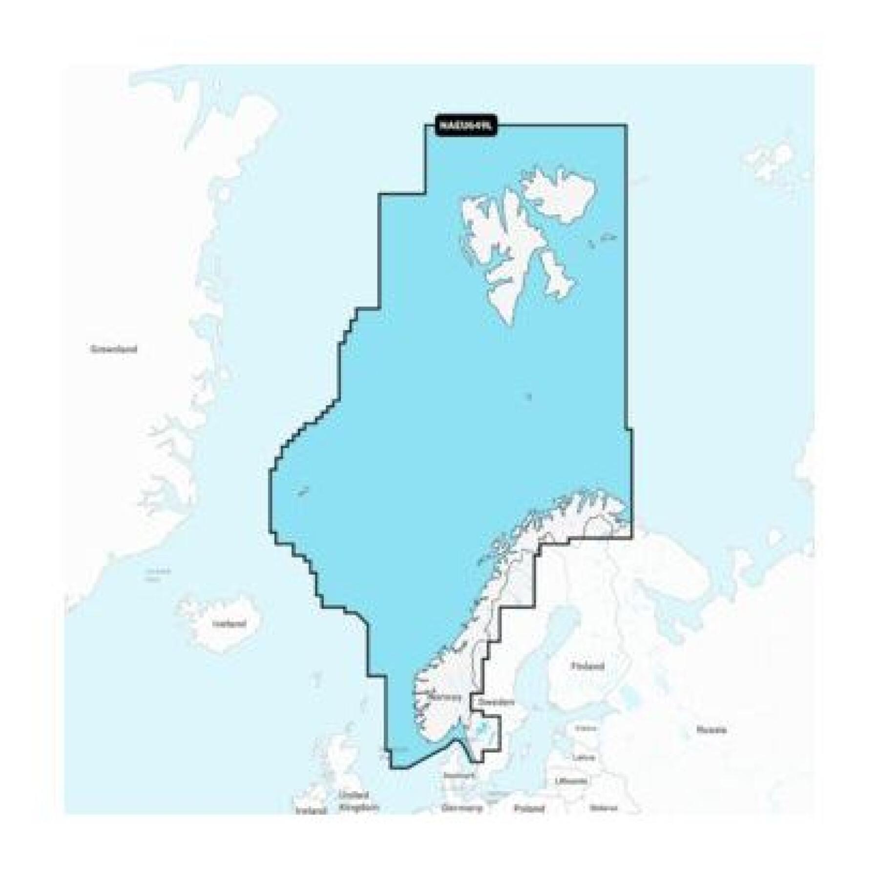 Norweska mapa nawigacyjna Navionics SD