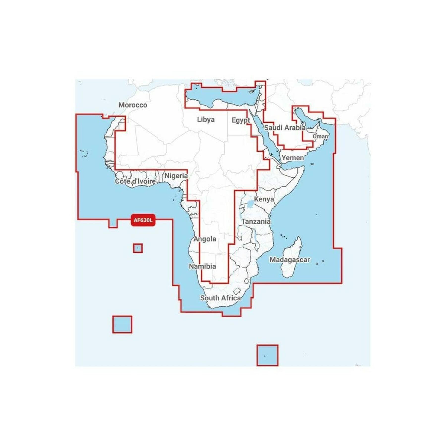 Mapa nawigacyjna + duży dysk sd - afryka - środkowy wschód platyna Navionics