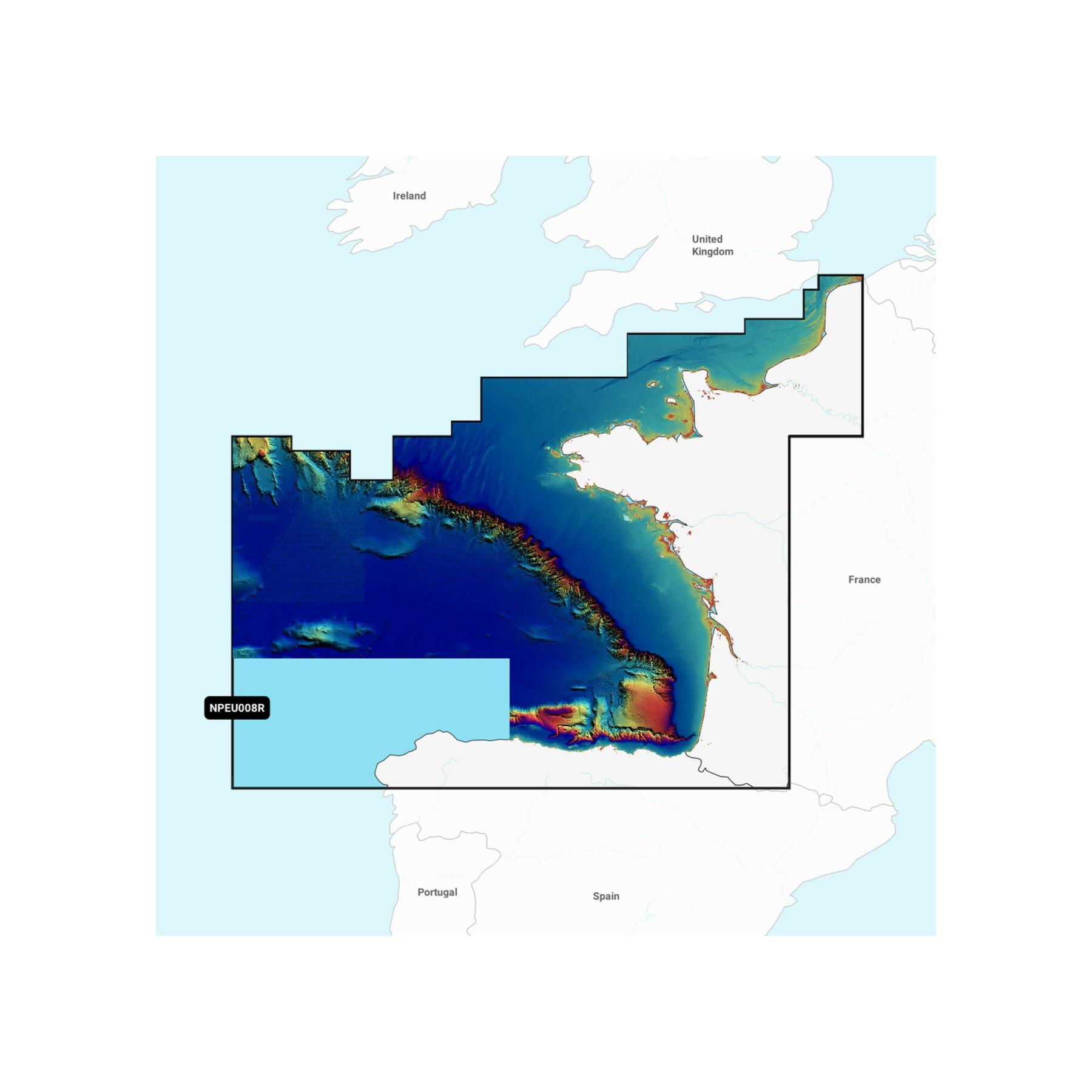 Mapa nawigacyjna platinum + regular sd - zatoka gaskońska - kanał Navionics
