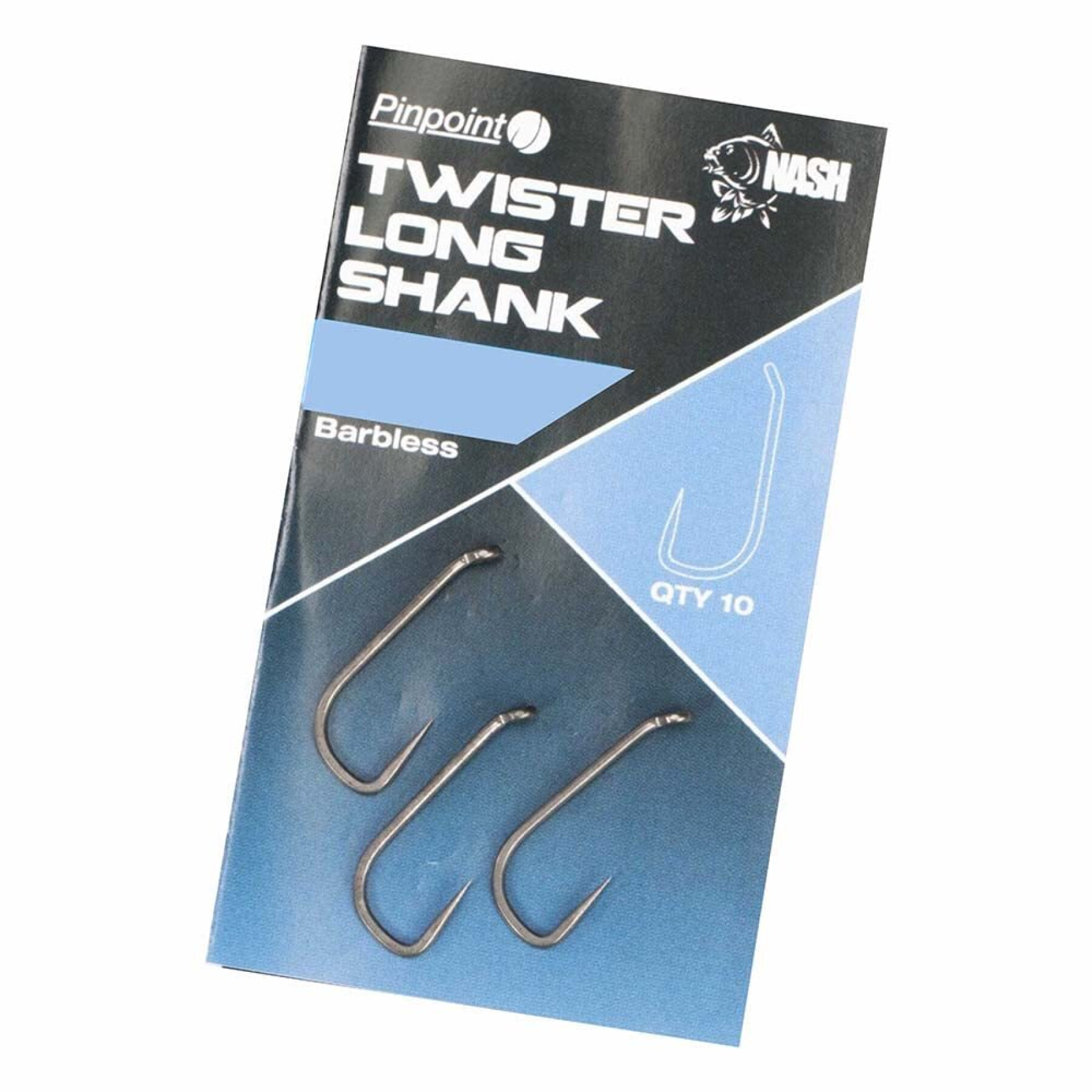 Hak Pinpoint twister long shank taille 6 Micro Barbed