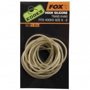 Uchwyt silikonowy Fox 6 2 Khaki Hook Edges