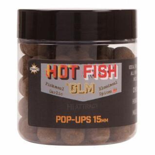 Pływające boilie pop-up Dynamite Baits Hot fish & glm
