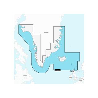 Mapa nawigacyjna + duży sd - grenlandia - islandia Navionics