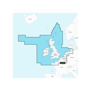 Mapa nawigacyjna + duża sd - Wielka Brytania - Irlandia - Kraje Niskie Navionics