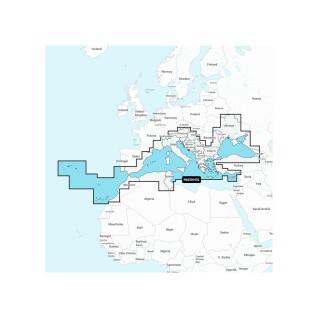 Mapa nawigacyjna + duży sd - Morze Śródziemne - Morze Czarne platynowe Navionics