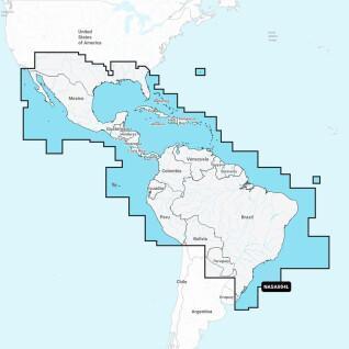 Mapa nawigacyjna + duży dysk sd - meksyk - karaiby - brazylia Navionics