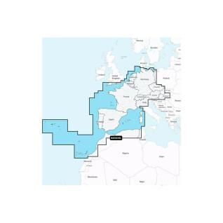 Mapa nawigacyjna + large sd - europa zachodnia - centralna platyna Navionics
